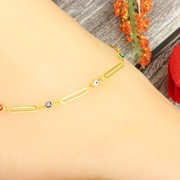 "Elegant Handmade Anklet – Delicate Jewelry for Women, MAR091379 - Picture 8 of 10